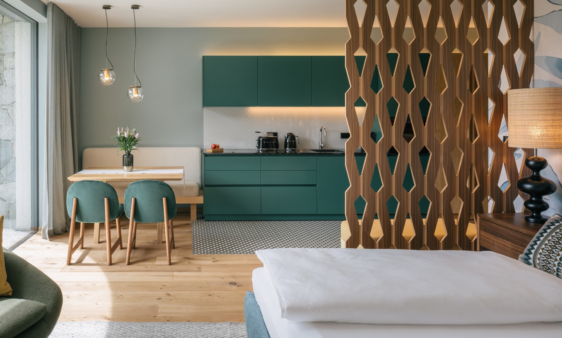 Luxusferienwohnung Terra im Anton Brixen Bozen