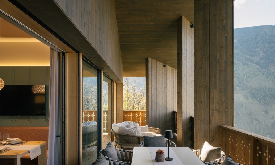 Luxusferienwohnung Anton Bozen Lounge