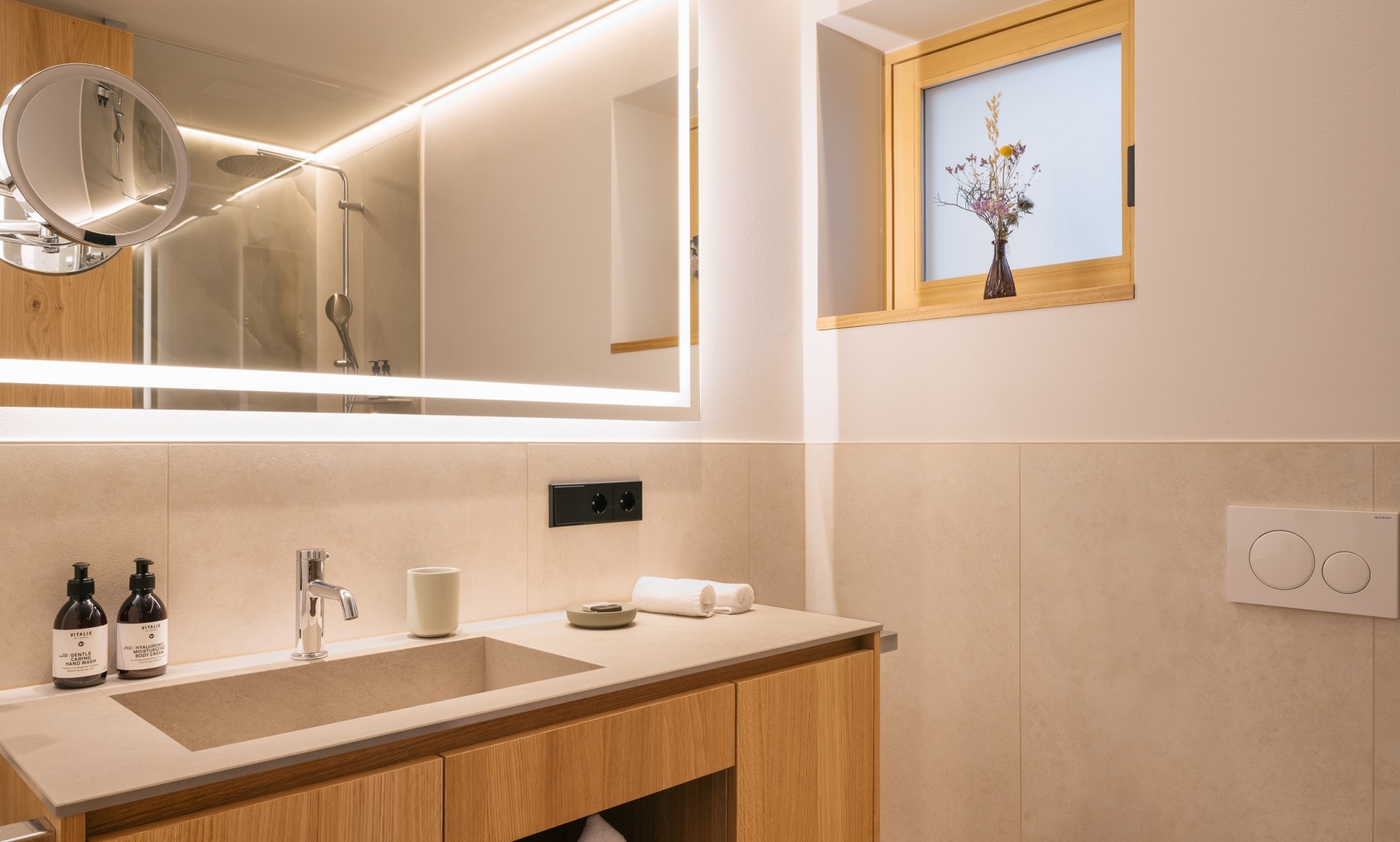Exclusives Bad in der exclusiven Ferienwohnung Tilia Südtirol